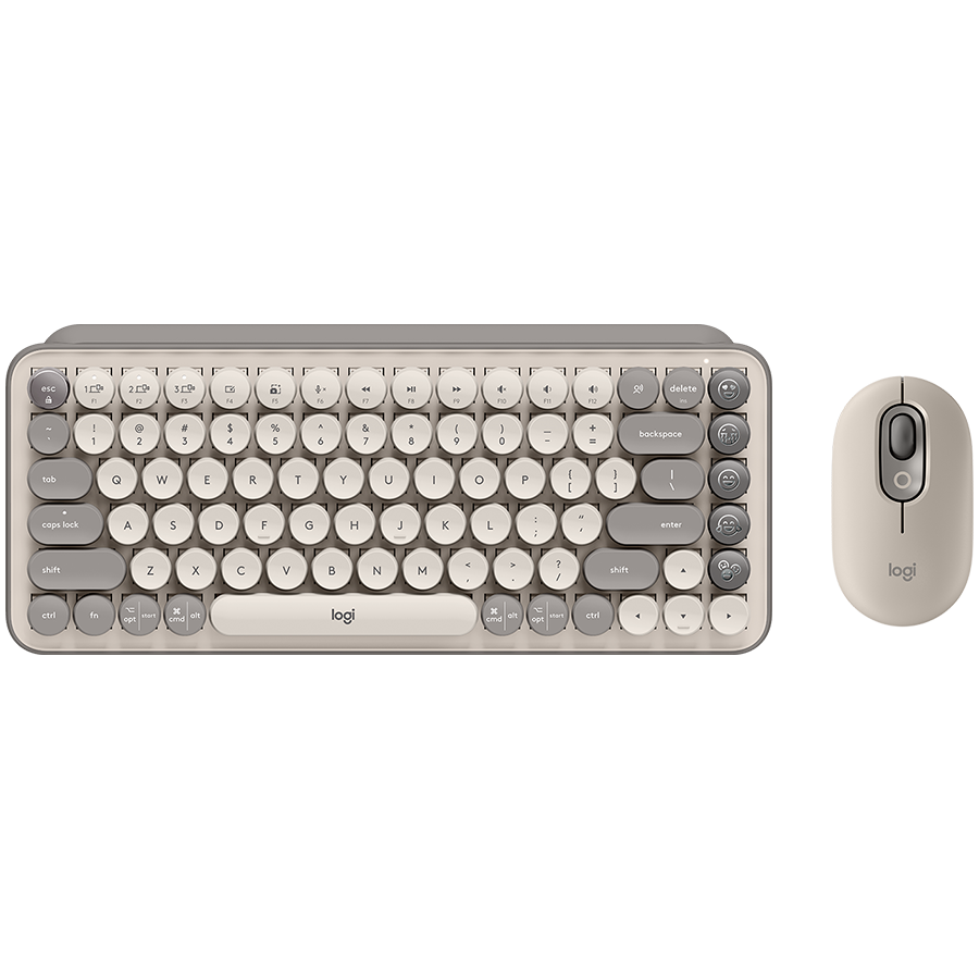 LOGITECH POP ICON COMBO - GRAPHITE - US INT'L - BT  - INTNL-973