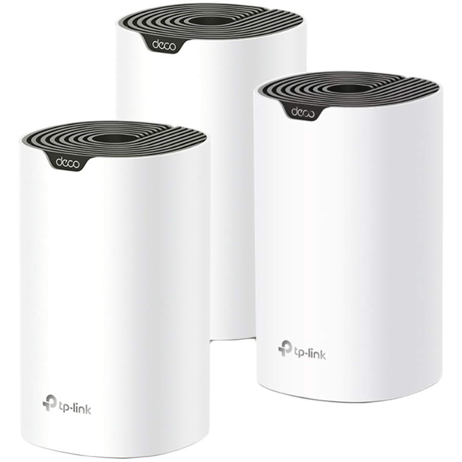 AC1900 Whole Home Mesh Wi-Fi SystemSPEED: 600 Mbps at 2.4 GHz +1300 Mbps at 5 GHzSEPC: 3× Internal Antennas, 3× Gigabit Ports (WAN/LAN auto-sensing)FEATURE: Deco App, Router/AP Mode, IPv6, IPTV, Paren