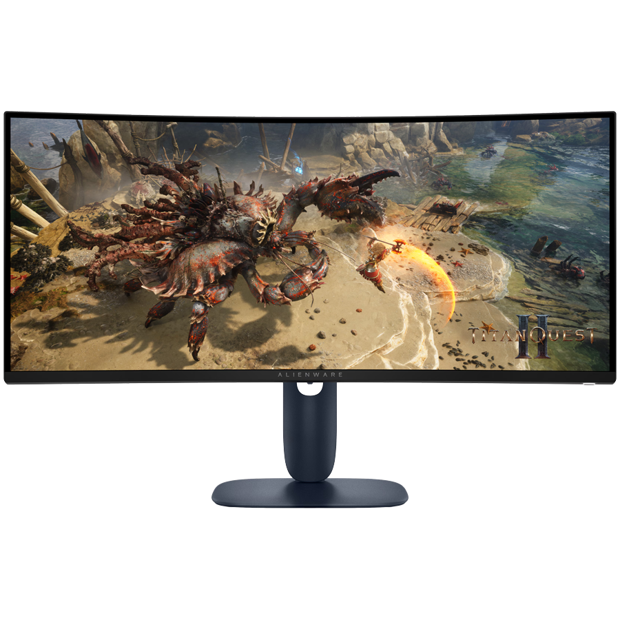 Monitor Alienware 34 Gaming AW3425DWM Curved, 3440x1440, WQHD, 180Hz, VA Antiglare, 21:9, 3000:1, 400 cd/m2, AMD FreeSync+ VESA, 4ms/2ms/1ms, 178/178, DP, 2xHDMI, 2xUSB-A, USB-B, Tilt, Pivot, Height A