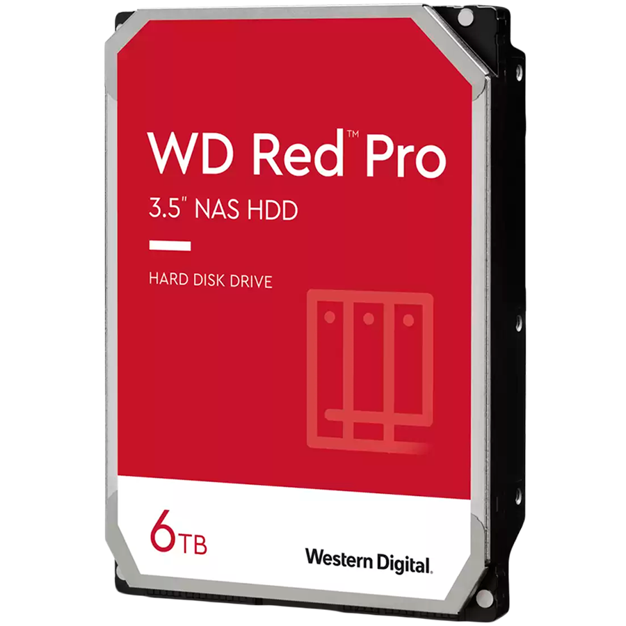 HDD NAS WD Red Pro (3.5'', 6TB, 256MB, 7200 RPM, SATA 6 Gb/s)