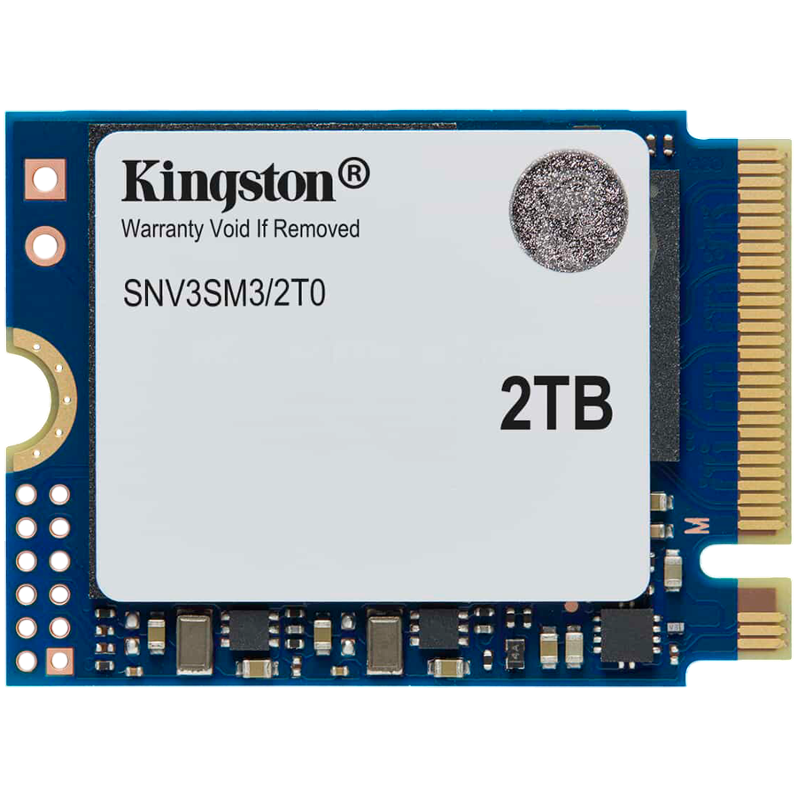 Kingston 2TB NV3 SSD M.2 2230 PCIe 4.0 NVMe, Read: 6,000/ Write: 5,000MB/s