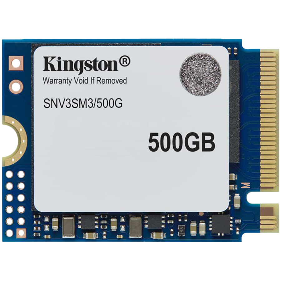 Kingston 500GB NV3 SSD M.2 2230 PCIe 4.0 NVMe, Read: 5,000/ Write: 3,000MB/s