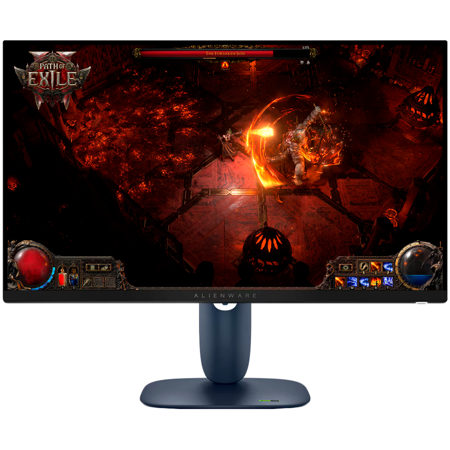 Monitor Alienware AW2725DM 27", 2560x1440, QHD, 180Hz, IPS Antiglare, 16:9, 1000:1, 400 cd/m2, NVIDIA G-SYNC + AMD FreeSync, 1ms, 178/178, 2xDP, HDMI, 2xUSB 3.2, USB-B, Tilt, Swivel, Pivot, Height Adj