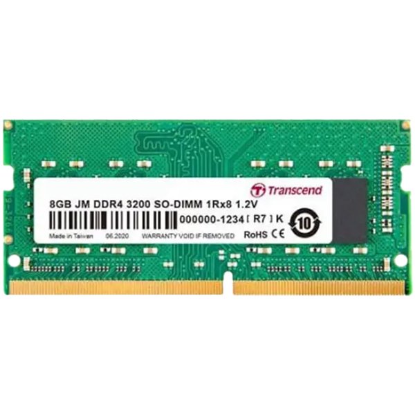 Transcend 16GB DDR4 3200MHz Unbuffered SODIMM JetRam 1Gx8