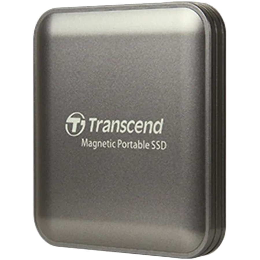 TRANSCEND 4TB, External SSD, ESD420C, USB 20Gbps, Type C, Magsafe, Iron Gray
