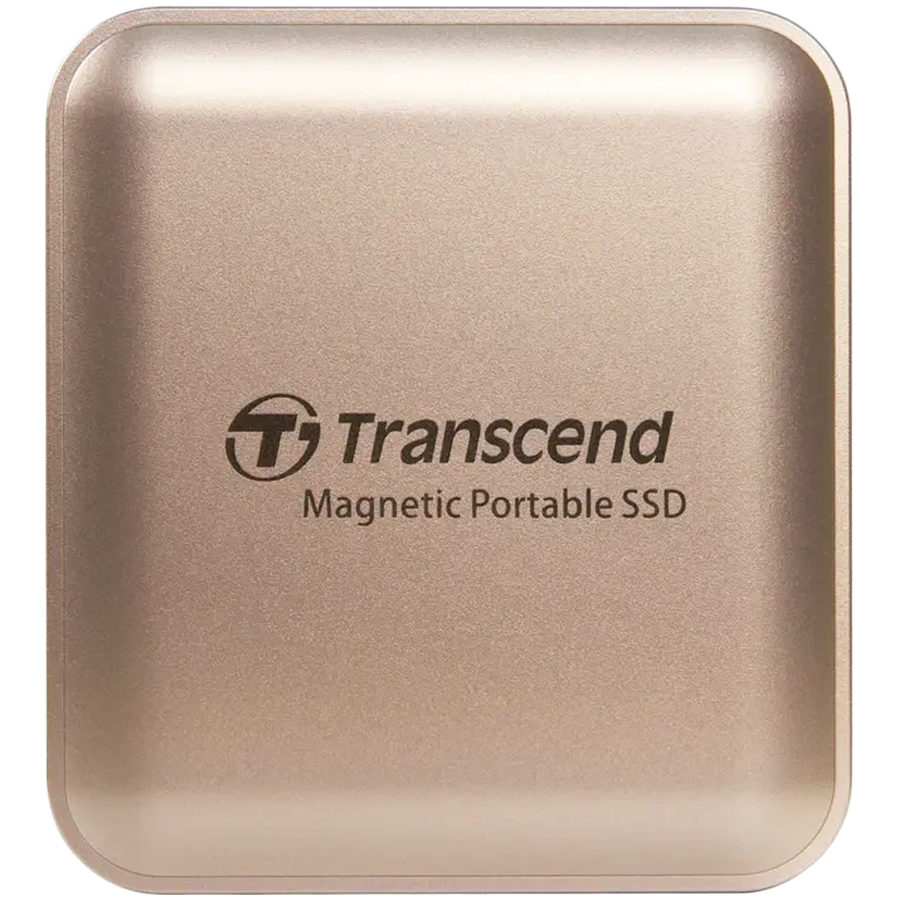 TRANSCEND 4TB, External SSD, ESD420G, USB 20Gbps, Type C, Magsafe, Gold
