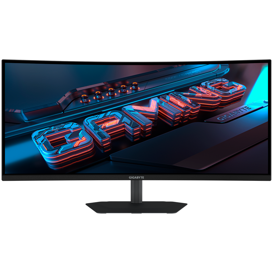 Gigabyte 34'' 3440 x 1440 (WQHD), VA 1500R 200Hz, 125% sRGB, 1ms, 450 cd/m2, 4000:1 FreeSync Premium Pro, HDR 400, HDMI, DisplayPort, Speakers