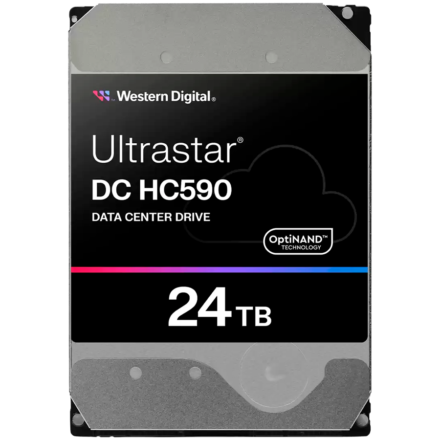 HDD Server WD/HGST ULTRASTAR DC HC590 (3.5", 24TB, 512MB, 7200RPM, SAS ULTRA 512E SE P3) SKU: 0F59373