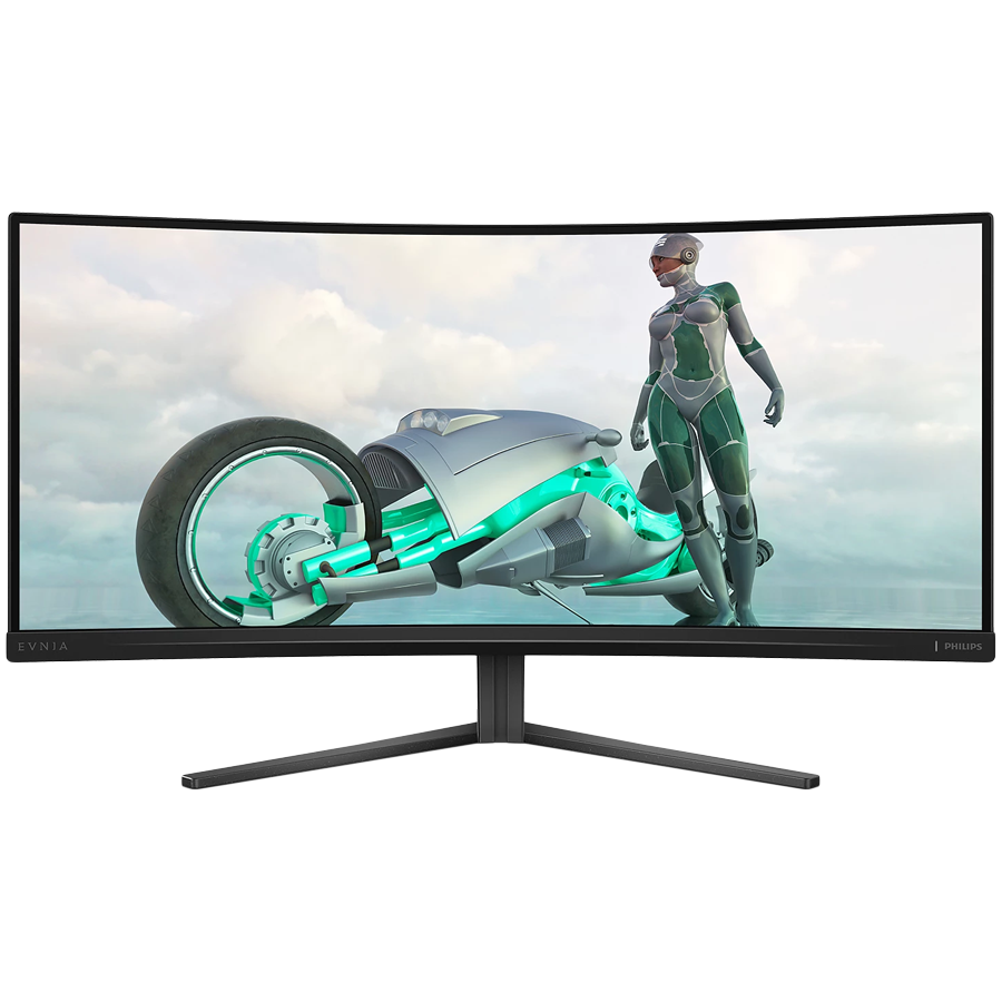 Philips Monitor Evnia 3000 34M2C3500L 34'' Curved VA, 3440x1440 (WQHD), 180Hz, 0.5ms, 300 cd/m2, 4000:1, HDR10, 2x HDMI, DisplayPort, Adaptive Sync, 3-year warranty