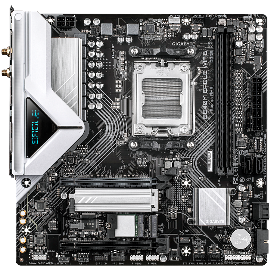 GIGABYTE B840M EAGLE WIFI6, AM5, 2x DDR5, mATX