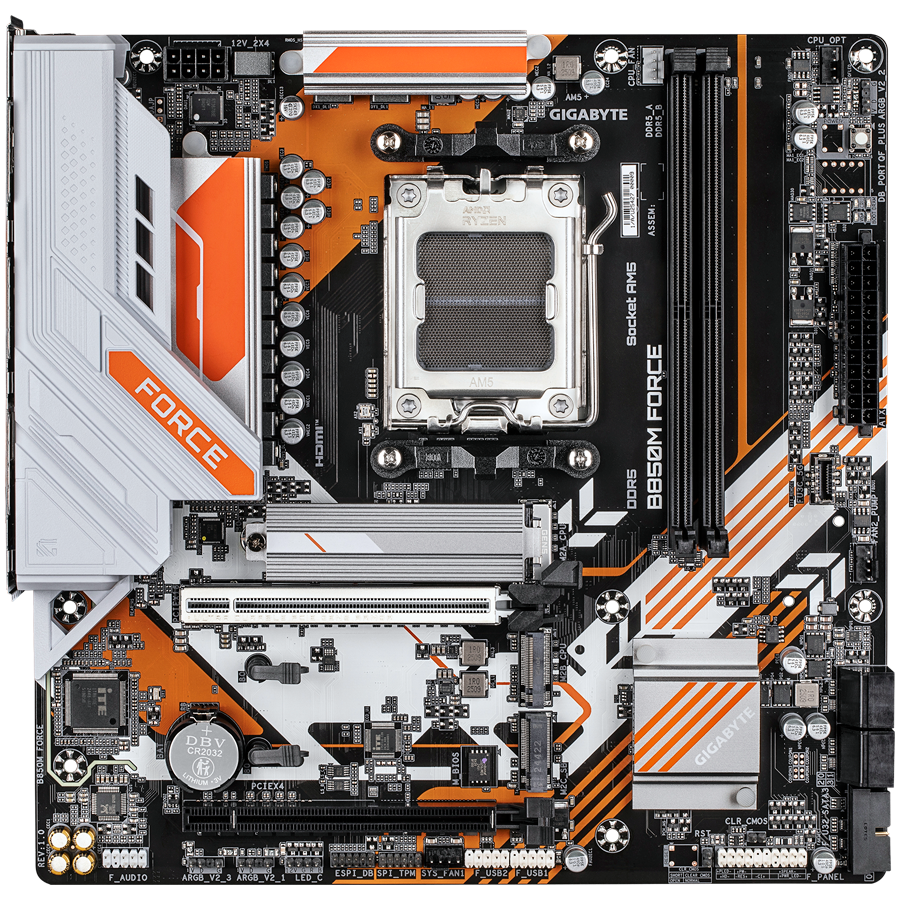 GIGABYTE B850M FORCE, Socket AM5, 2xDDR5, mATX
