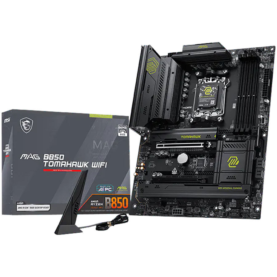 MSI MAG B850 TOMAHAWK MAX WIFI, Socket AM5, 4x DDR5, WiFi7