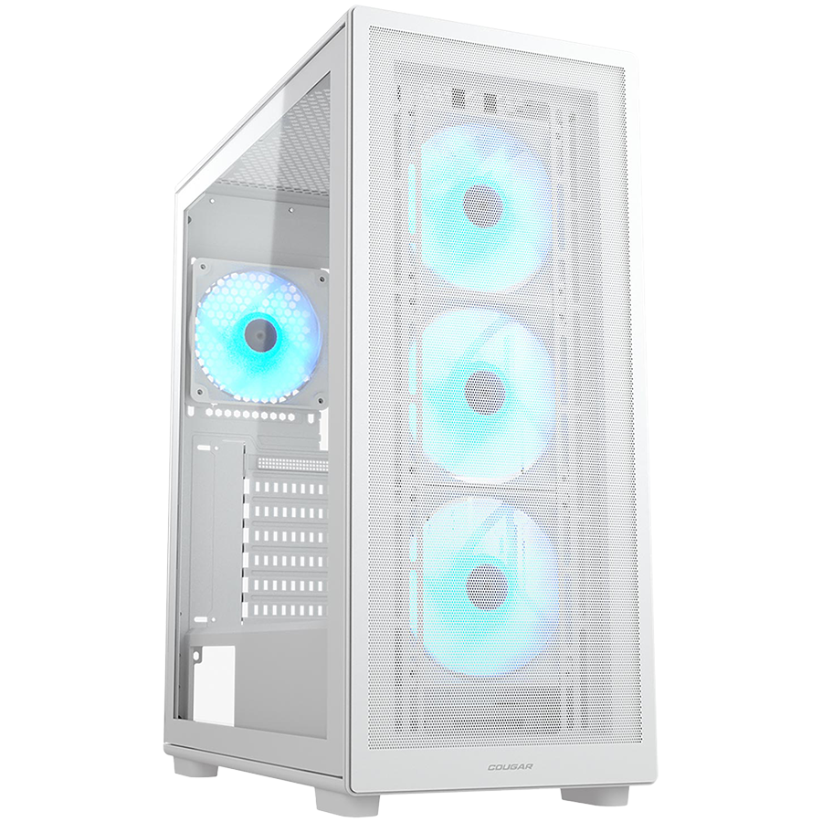 COUGAR MX220 RGB PC Case, Mid Tower, White