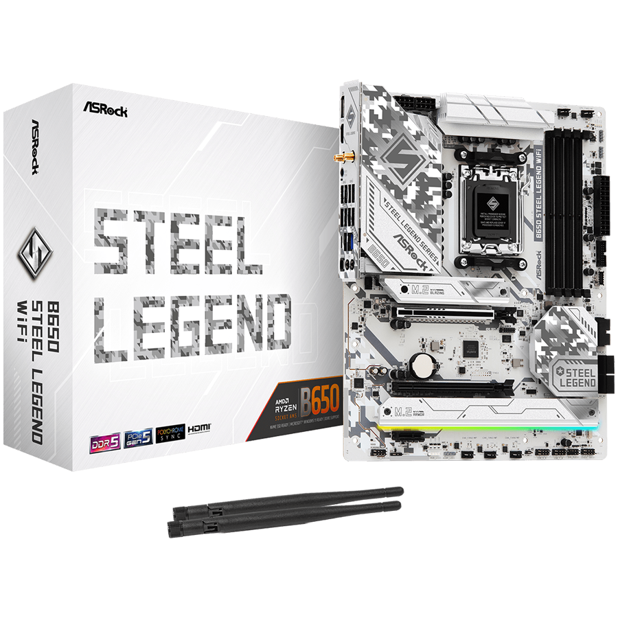 ASROCK B650 Steel Legend WiFi ATX AM5 DDR5