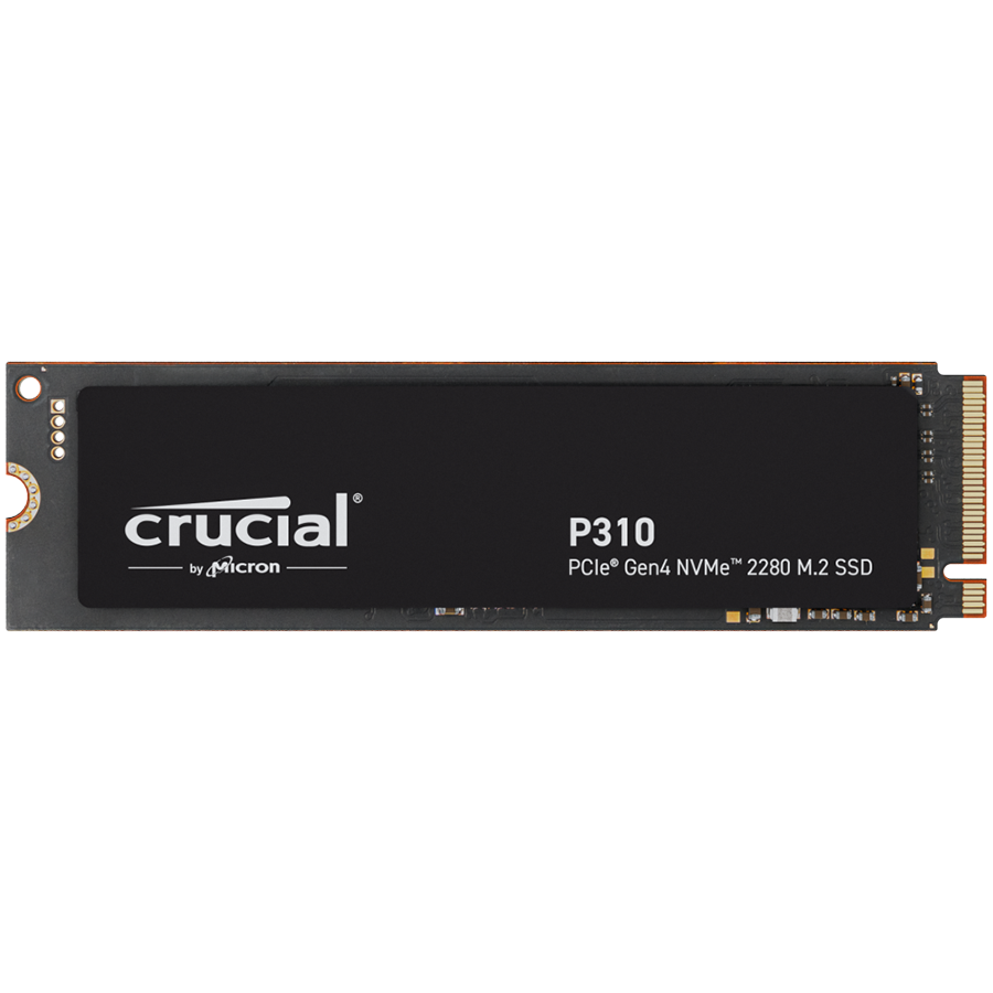 Crucial P310 2TB PCIe Gen4 2280 NVMe M.2 SSD with heatsink