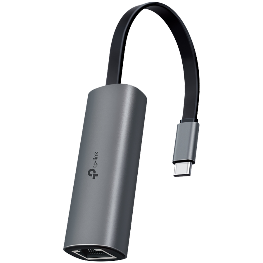 TP-Link USB 3.0 Type-C to 2.5 Gigabit Ethernet Network Adapter,  1xUSB 3.0 Type-C Connector, 1x2.5 Gigabit Ethernet Port, Foldable and Portable Design, Plug and Play in Windows(7/8/8.1/10/11), Mac OS 