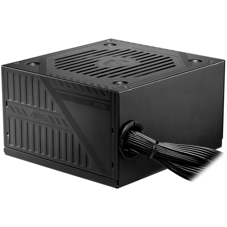 MSI MAG A500DN, 500W, 80 Plus Standart, 120mm Low Noise Fan, Protections: OCP/OVP/OPP/OTP/SCP/UVP, Dimensions: 150mmx140mmx86mm, 3Y Warranty