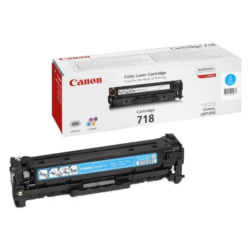 Canon toner CRG-718C. cijan, CR2661B002AA