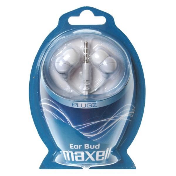Maxell Plugz in-ear slušalice. bijele, 303438.00.CN