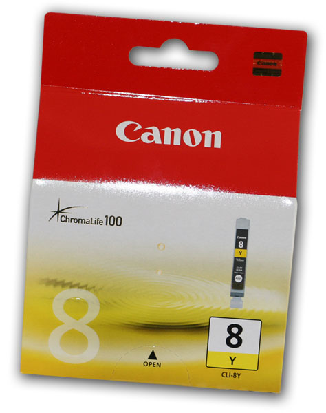 Canon tinta CLI-8Y, žuta, BS0623B001AA