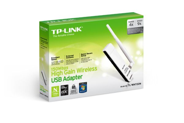 TP-Link TL-WN722N, WLAN USB adapter, 150Mbps, TL-WN722N