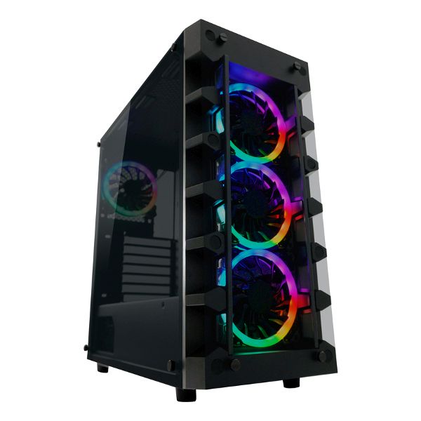 LC-Power 709B -Solar system, RGB, crno bez nap., LC-709B-ON