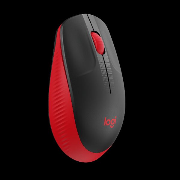 Logitech M190 bežični optički miš, crveni, 910-005908