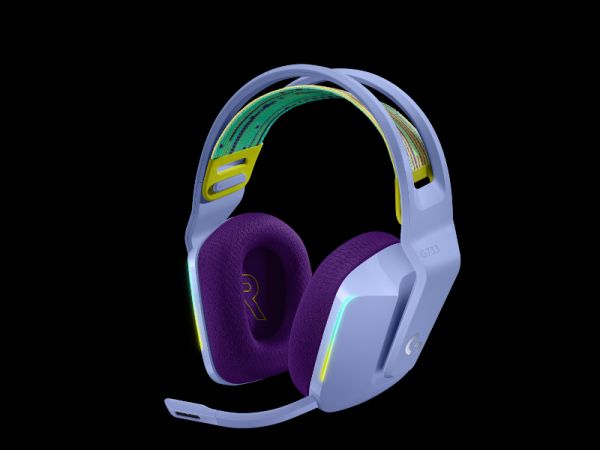 Logitech G733 gaming slušalice s mikrofonom, lilac, 981-000890