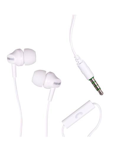 Maxell EB875 slušalice s mikrofonom, bijele, 304019.00.CN