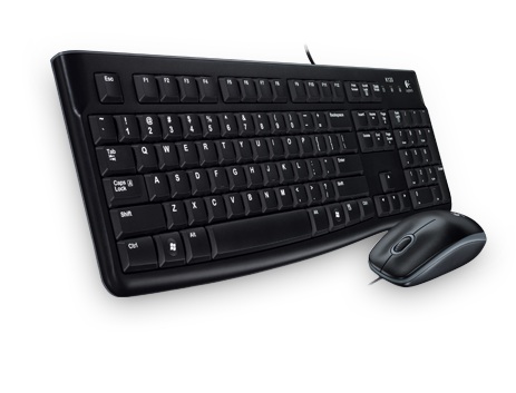 Logitech MK120 žičana tipkovnica i miš, crna, 920-002549