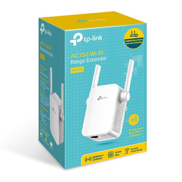 TP-Link RE205, pojačivač signala AC750, RE205