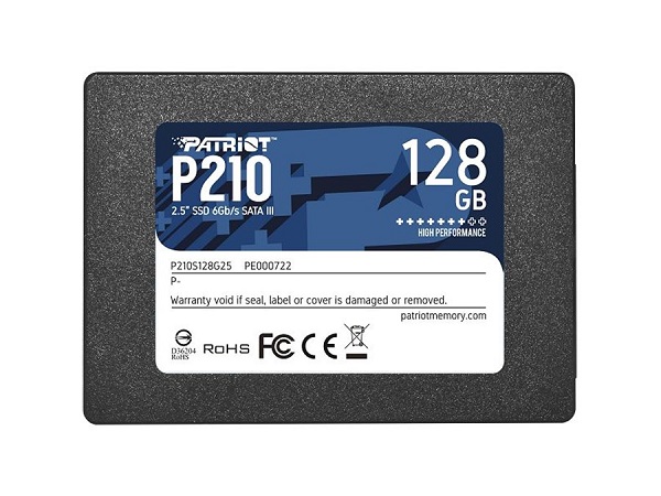 Patriot SSD P210 R520/W430, 128GB, 7mm, 2.5", P210S128G25