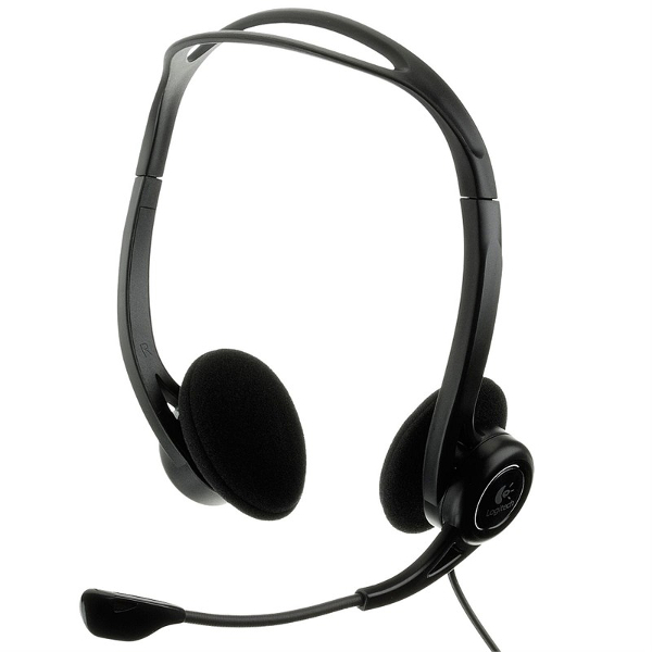 Logitech PC 960 slušalice s mikrofonom, USB, crna, 981-000100