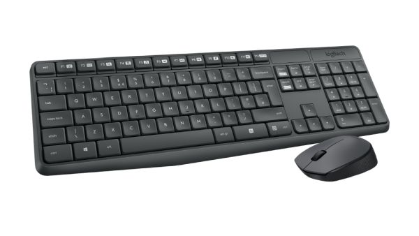 Logitech MK235 bežična tipkovnica i miš, tamnosiva, 920-008031