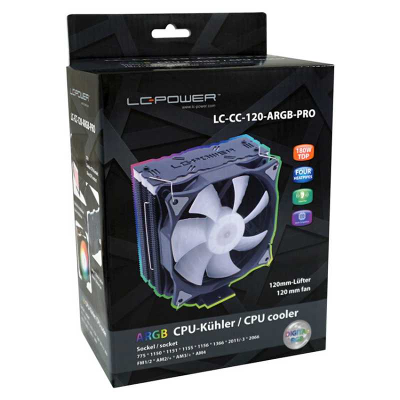 LC-Power Cosmo Cool LC-CC-120-ARGB, 5V, hladnjak, LC-CC-120-ARGB-PRO