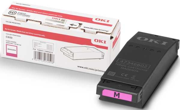 Oki toner C650dn, magenta, 6000 str., 09006128