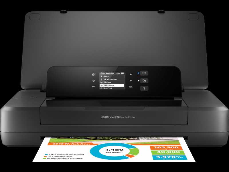 HP OfficeJet 200 Mobile Printer