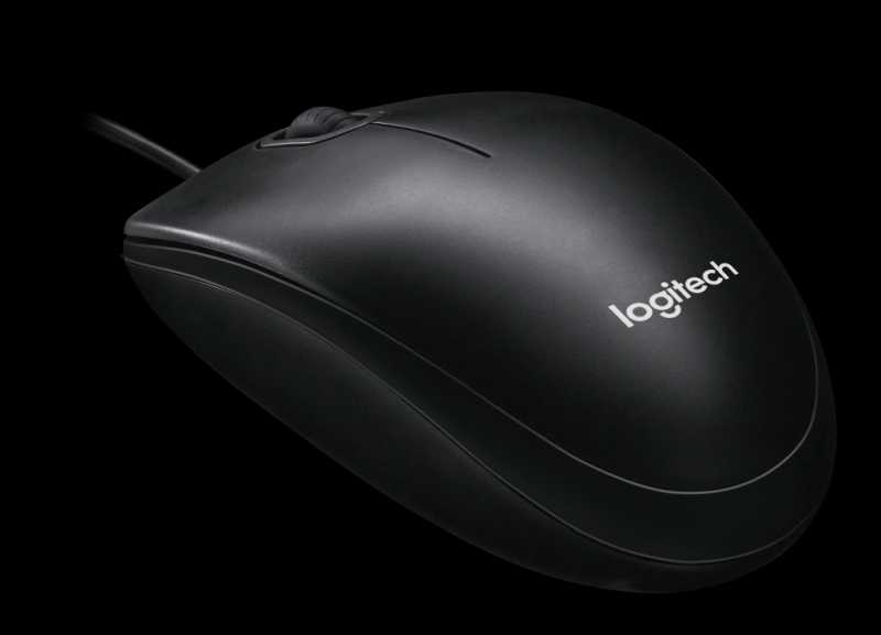 Logitech M100 žičani optički miš, tamnosiva, 910-006652