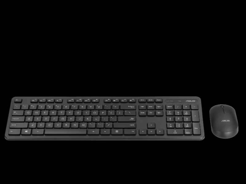 ASUS CW100, bežična tipkovnica i miš, crni, 90XB0700-BKM020