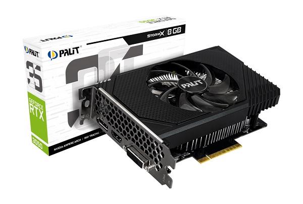 Palit GF RTX3050 StormX, 8GB GDDR6, NE63050018P1-1070F