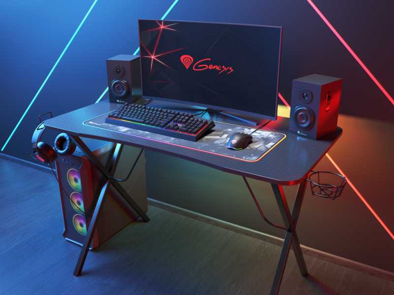 Genesis Holm 200 RGB, gaming stol, NDS-1606