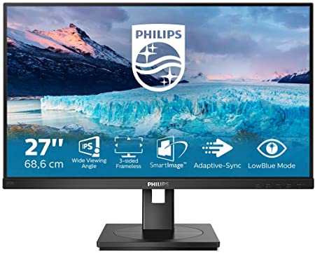 Philips 27" 272S1AE, IPS, HDMI, DP, DVI, HAS, zvu., 272S1AE