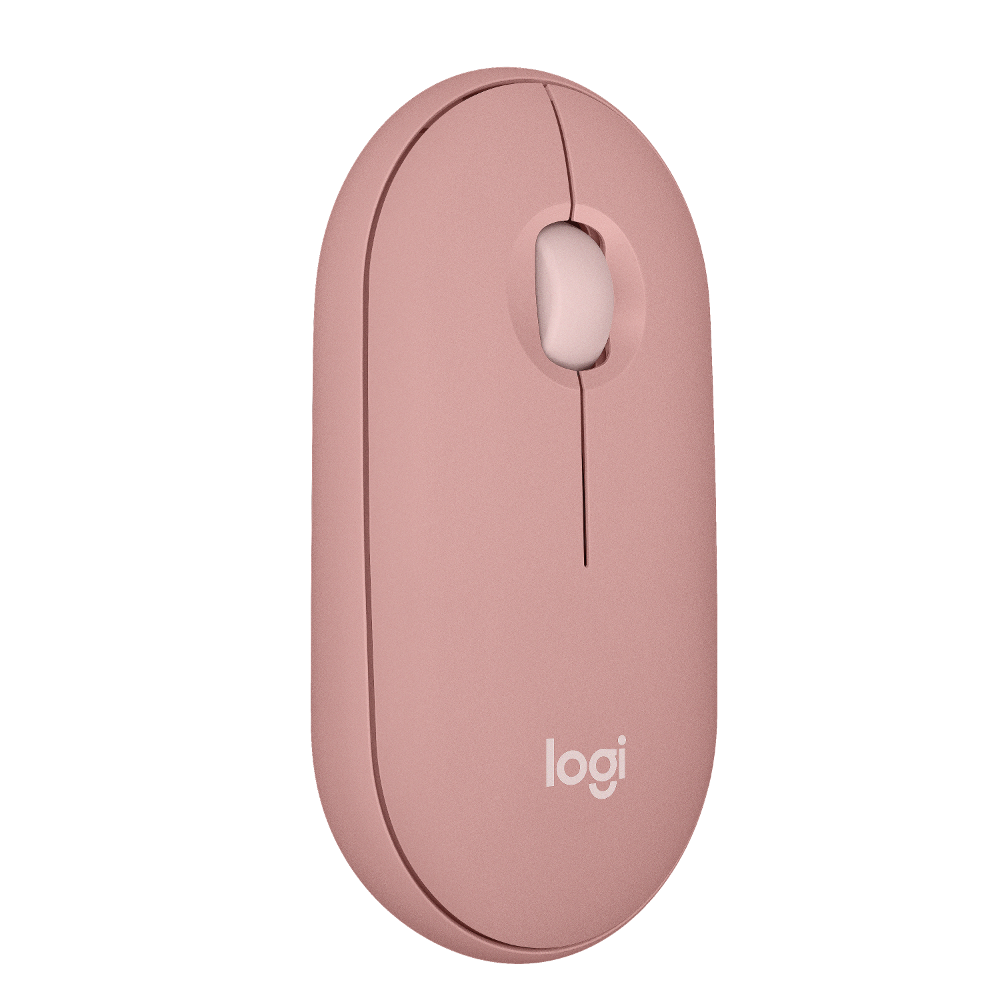 Logitech Pebble M350s, bežični miš, rozi, 910-007014