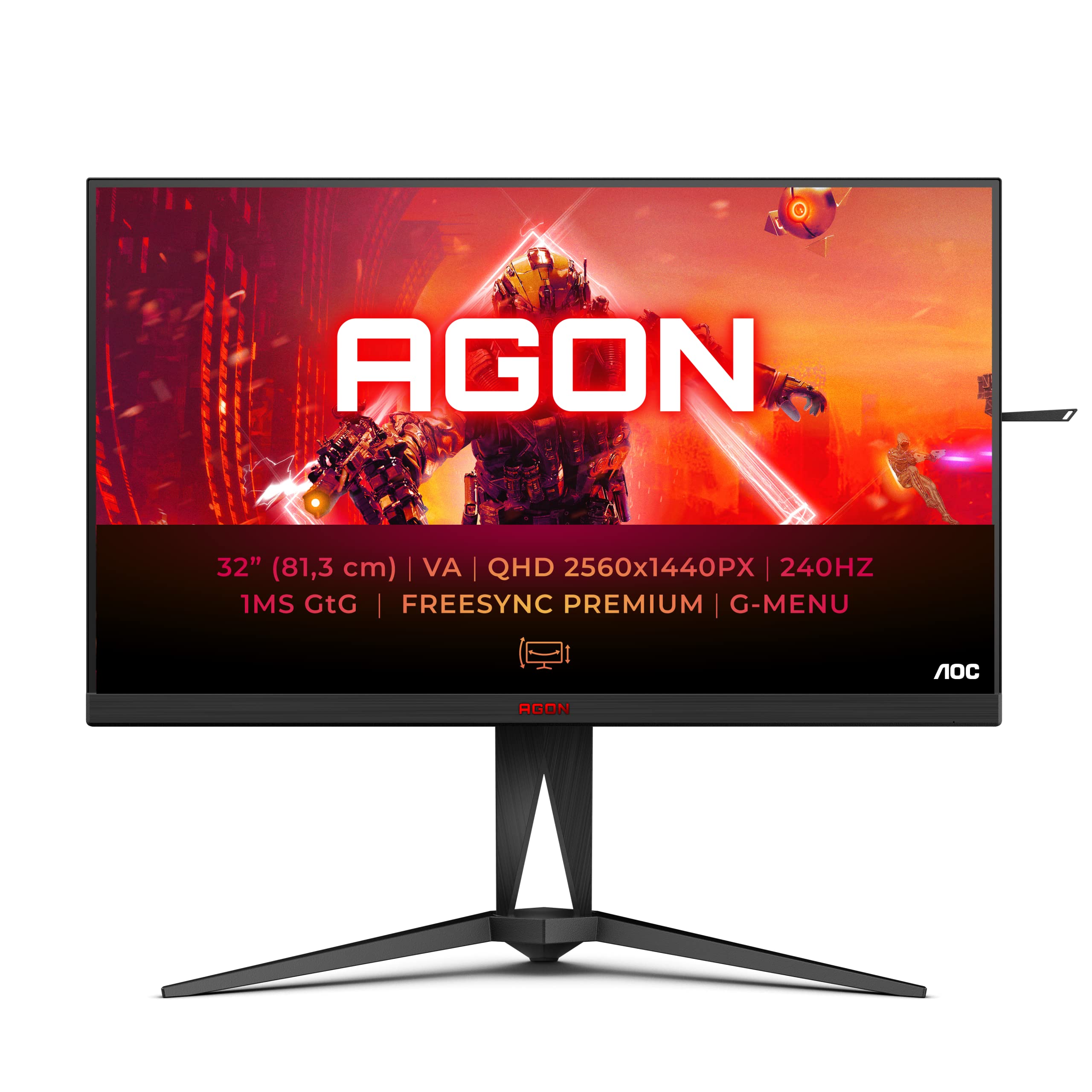 AOC AGON 31,5", AG325QZN, QHD,, AG325QZN