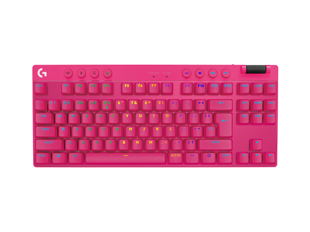 Logitech G PRO X TKL LIGHTSPEED, magenta, 920-012159