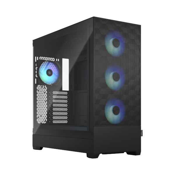 Fractal Pop XL Air RGB Black TG Clear Tint, FD-C-POR1X-06