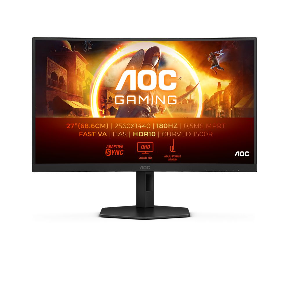 AOC CQ27G4X, IPS 27", DP, 2xHDMI, HAS, 180Hz, QHD, CQ27G4X