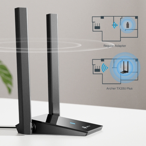 TP-Link Archer TX20U, AX1800 Dual Band Wi-Fi 6 USB, Archer TX20U