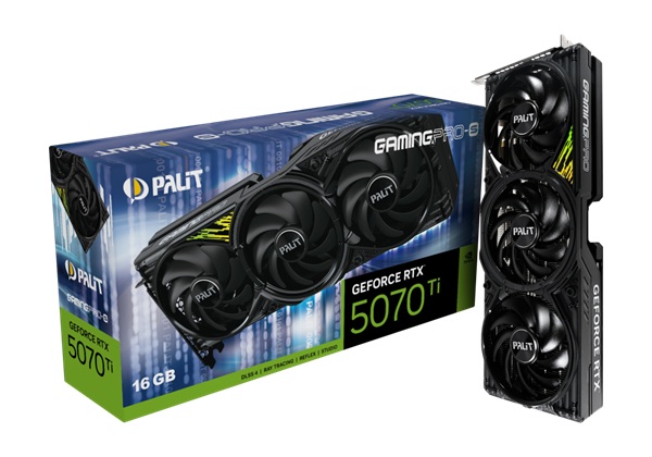 Palit RTX5070TI GamingPro-S, 16GB GDDR7, NE7507T019T2-GB2031U