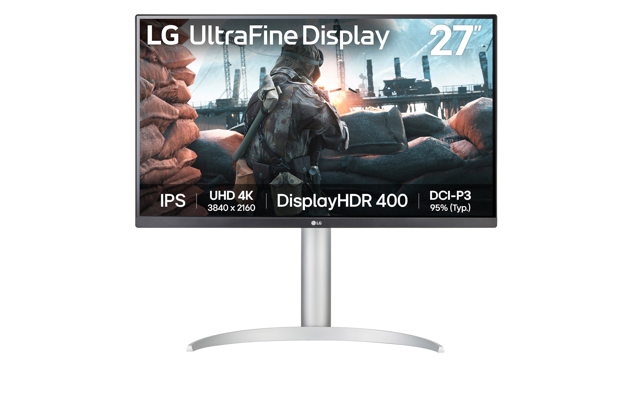 LG 27" LED IPS, 27UP650K, DP, 2xHDMI, 4K, 27UP650K-W.AEU